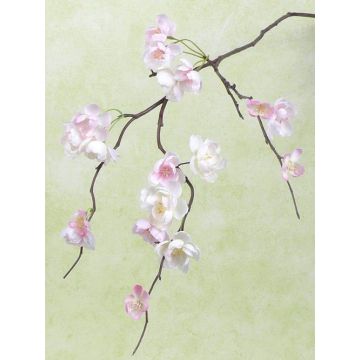 Ramo di ciliegio finto KENZUKE, fiorito, rosa, 85cm