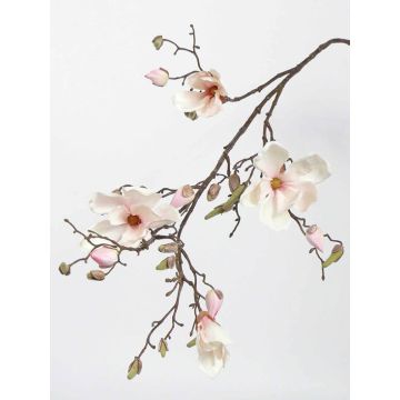Magnolia artificiale LORA, bianco-rosa, 110cm, Ø10-12cm