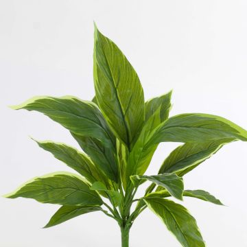 Cordyline artificiale VALDA su stelo, verde-bianco, 30cm