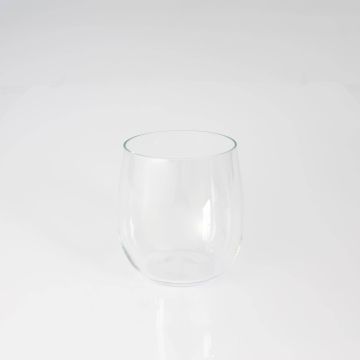 Portacandela - Vaso in vetro EMMY, trasparente, 12cm, Ø9,5cm