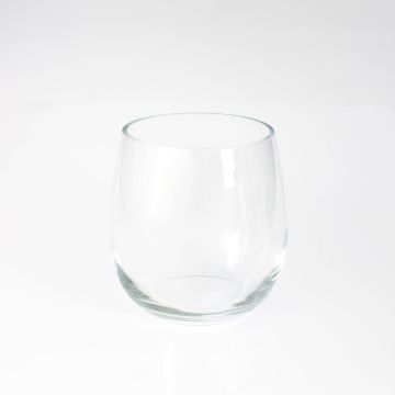 Portacandela - Vaso in vetro EMMY, trasparente, 15cm, Ø11,5cm
