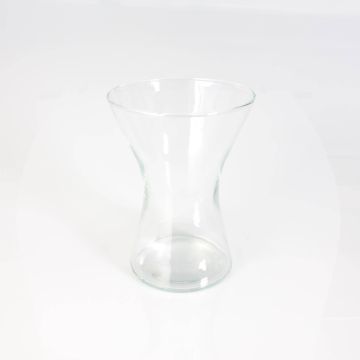 Vaso di vetro / Vaso per piante LIZZY, trasparente, 19,5cm, Ø14cm