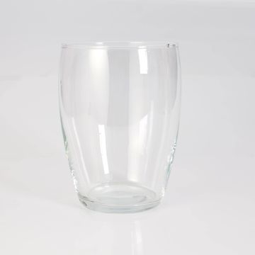 Vaso rotondo HENRY, trasparente, 19cm, Ø13,5cm