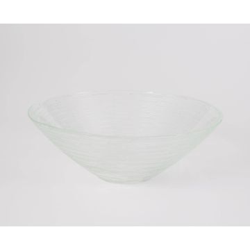 Coppa in vetro - Ciotola MAJVI, rotonda, trasparente, 7cm, Ø20cm