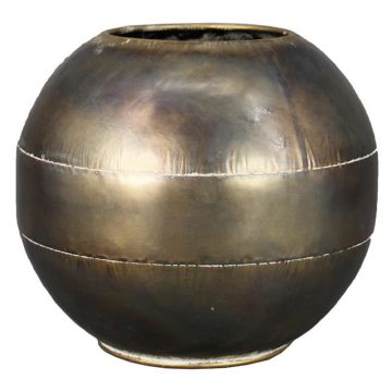 Vaso da piante PERSEUS, metallo, bronzo, 27,5cm, Ø30cm