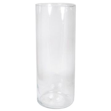 Portafiori cilindrico in vetro SANYA OCEAN, trasparente, 50 cm, Ø19 cm