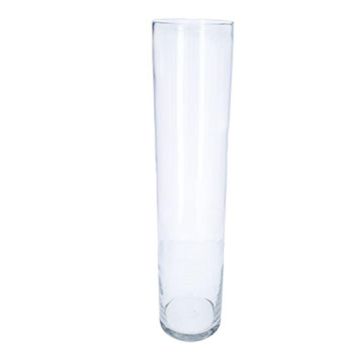 Vaso cilindrico di vetro SANYA AIR, trasparente, 70cm, Ø15cm