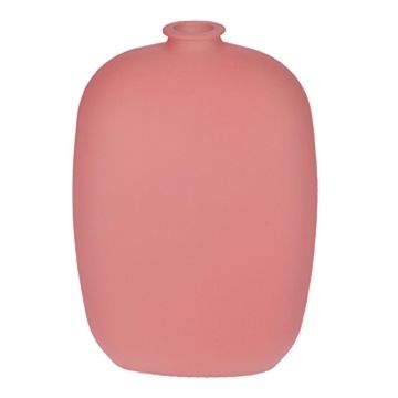 Bottiglia in vetro PAISANTO, rosa antico opaco, 7,5x3,5x11cm