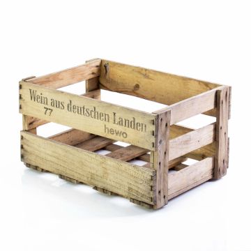 Scatola vino / scatola di legno GRETA, marrone, 45x32x24cm