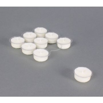 Alzavola MISSI in confezione da 9, bianco