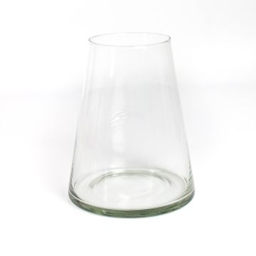 Vaso da tavolo / Vaso da fiori MAX in vetro, trasparente, 20cm, Ø10cm