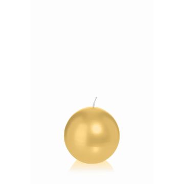 Candela a sfera ROSELLA, oro, Ø6cm, 10h - Made in Germany