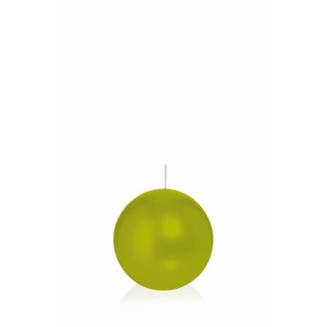 Candela a sfera MAEVA, verde, Ø6cm, 10h - Made in Germany