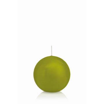 Candela a sfera MAEVA, verde, Ø7cm, 16h - Made in Germany