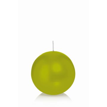 Candela a sfera MAEVA, verde, Ø8cm, 25h - Made in Germany