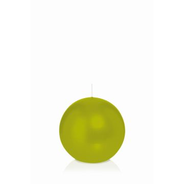 Candela a sfera MAEVA in foglio di cellophane, verde, Ø7cm, 25h - Made in Germany