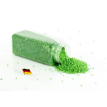 Perle decorative SAMMY, galleggianti, verde rana brillante, 2-4mm, Confezione da 605ml, Prodotto in Germania