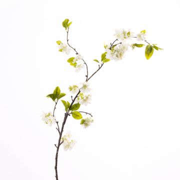 Ramo di ciliegio decorativo VALESKA, fiorito, bianco, 105cm