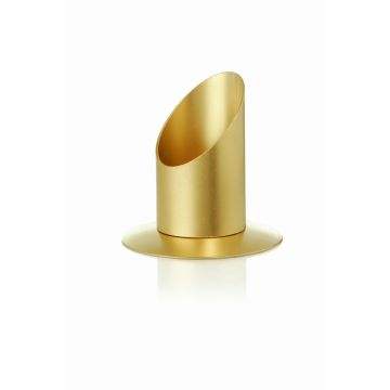 Portalumino in metallo RIANNON, oro, 11cm, Ø10,3cm