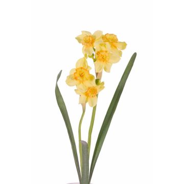 Narciso finto NEELA, giallo, 50cm, Ø6cm