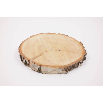 Disco in legno di betulla NINO, naturale, 3cm, Ø25cm