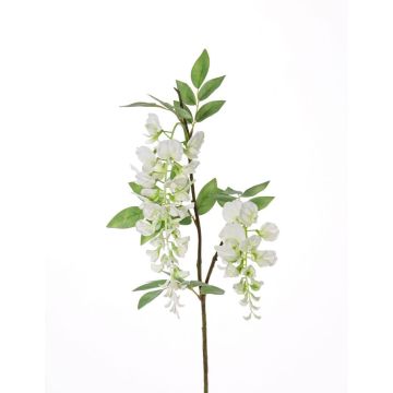 Ramo di glicine artificiale NEZUMI, fiorito, bianco, 105cm