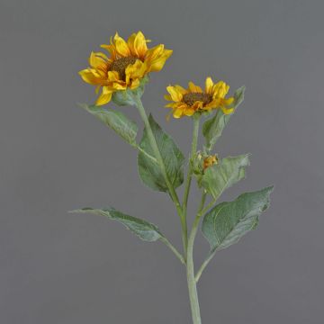 Girasole finto LUPITA, giallo, 85cm, Ø12-15cm