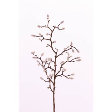 Ramo di magnolia tessile KOTORI, bianco, 75cm