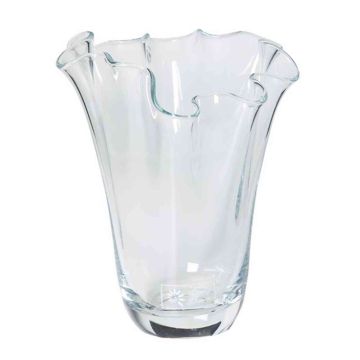 Vaso di vetro decorativo JODY OCEAN, trasparente, 25cm, Ø16cm