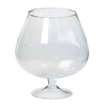 Bicchiere da cognac XXL VITOS su piede, cono/rotondo, trasparente, 25cm, Ø13cm/Ø20cm