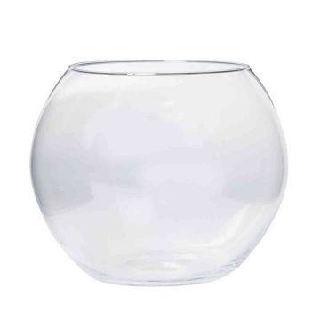 Portacandele in vetro TOBI OCEAN, sfera/rotondo, trasparente, 24cm, Ø18cm/Ø26cm