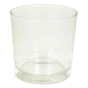 Vaso da fiori BRIAN, cilindro/rotondo, trasparente, 12,5 cm, Ø13 cm