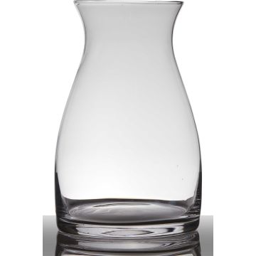 Vaso da pavimento in vetro MAISIE, clessidra/rotondo, trasparente, 30 cm, Ø15 cm