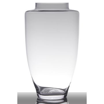 Vaso da pavimento in vetro LACEY, imbuto/rotondo, trasparente, 45cm, Ø26cm