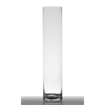 Vaso da pavimento in vetro SANSA EARTH, cilindro/rotondo, trasparente, 90 cm, Ø19 cm
