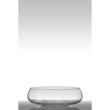 Ciotola per candele GRACIE su piede, sfera/rotondo, trasparente, 11cm, Ø33cm