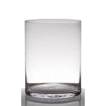 Vaso da fiori in vetro SANUA, cilindro/rotondo, trasparente, 25 cm, Ø19 cm