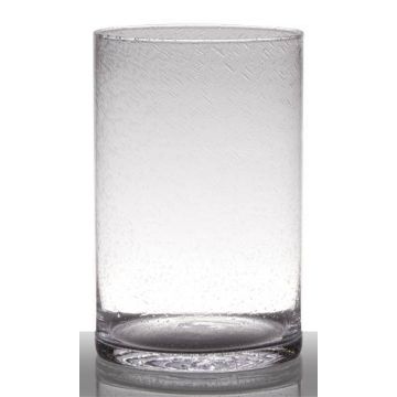 Vaso da pavimento in vetro SANUA, cilindro/rotondo, trasparente, 30 cm, Ø19 cm