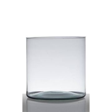 Portacandela da tavolo ALONDRA, cilindro/rotondo, trasparente, 19 cm, Ø19 cm