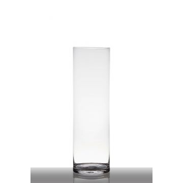 Vaso da pavimento in vetro SANYA EARTH, cilindro/rotondo, trasparente, 50 cm, Ø15 cm