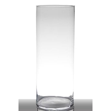 Vaso da pavimento in vetro SANYA EARTH, cilindro/rotondo, trasparente, 50 cm, Ø19 cm