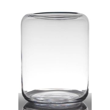 Vaso da pavimento in vetro EIKE, cilindro/rotondo, trasparente, 30 cm, Ø23 cm
