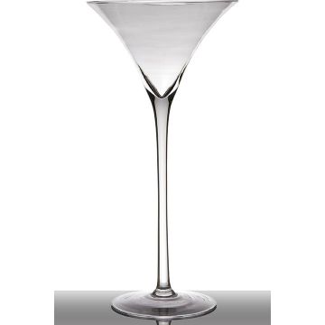 Bicchiere da cocktail / Martini SACHA EARTH su piede, trasparente, 30cm, Ø19,5cm