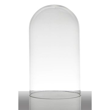 Campana di vetro ADELINA, trasparente, 28cm, Ø16,5cm
