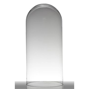 Campana di vetro ADELINA, cilindro/rotondo, trasparente, 62cm, Ø28cm