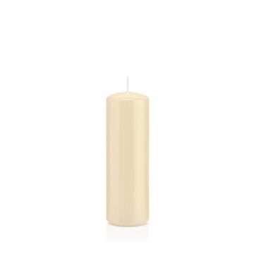 Candela votiva / Candela a colonna MAEVA, crema, 15cm, Ø5cm, 37h - Made in Germany
