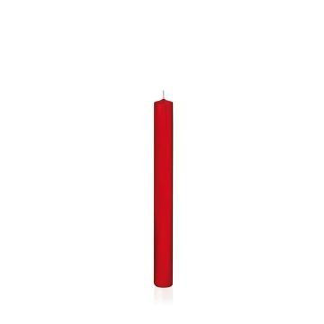 Candela lunga / Candela per candelabro TARALEA, rosso, 25cm, Ø2,3cm, 14h - Made in Germany