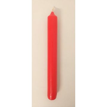 Candela luminosa / Candela per candelabro CHARLOTTE, rosso, 18,5cm, Ø2,1cm, 6,5h - Made in Germany