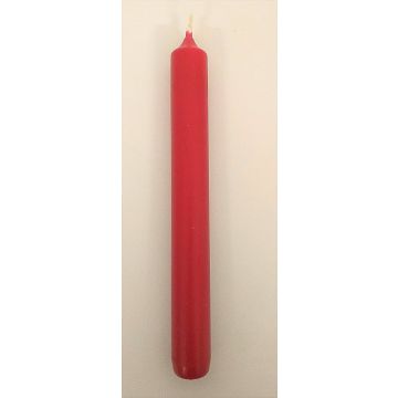 Candela luminosa / Candela per candelabro CHARLOTTE, rosso scuro, 18,5cm, Ø2,1cm, 6,5h - Made in Germany