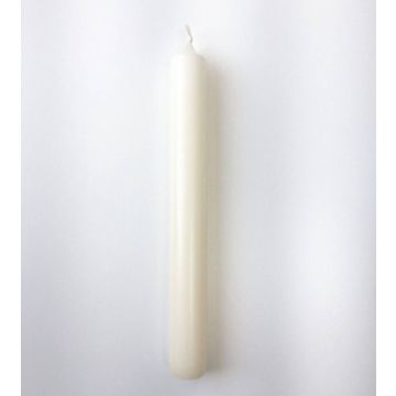 Candela luminosa / Candela per candelabro CHARLOTTE, crema, 18,5cm, Ø2,1cm, 6,5h - Made in Germany